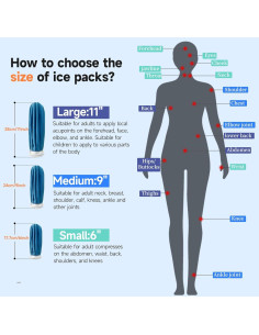 Bolsa de Hielo Reutilizable ANMIA 15.24 cm para Lesiones 2