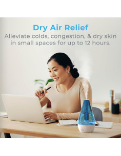 Humidificador Ultrasonico MistAire Studio Pure Enrichment - Compacto, Luz Nocturna, Apagado Automático 2