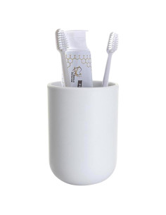 Vaso para Cepillos de Dientes UVIVIU 350ml Gris Azul Plástico