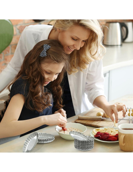 21 Piezas Moldes de Tarta de Huevo Barco Liobelon Aluminio 21 Piezas Moldes de Tarta de Huevo Barco Liobelon Aluminio