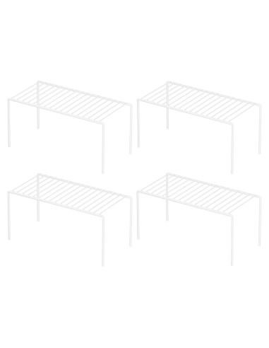 Estante de Almacenamiento Redrubbit 4 Piezas 26.9x13 cm Blanco