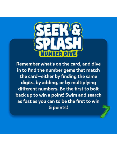 Juego de Buceo Skillmatics Busca y Salpica - 50 Gemas Coloridas