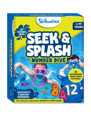 Juego de Buceo Skillmatics Busca y Salpica - 50 Gemas Coloridas
