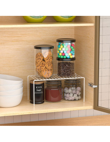 Estante de Almacenamiento Redrubbit 4 Piezas 26.9x13 cm Blanco