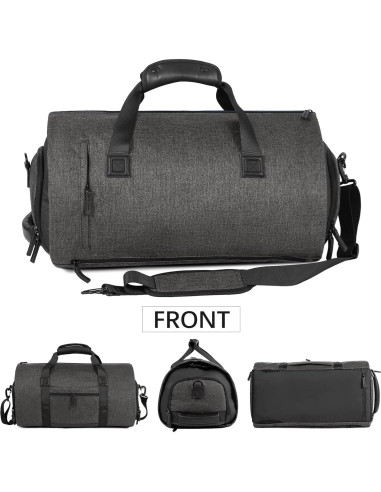 Bolsa de Viaje CONTAIL 45L Unisex con Correa Mochila y Funda Zapatos