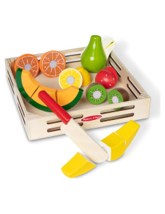 Juego de Frutas para Cortar Melissa & Doug - 17 Piezas de Madera