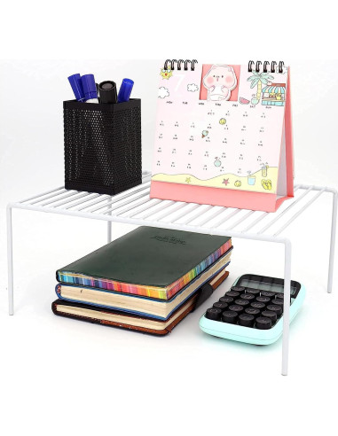 Estante de Almacenamiento Redrubbit 4 Piezas 26.9x13 cm Blanco