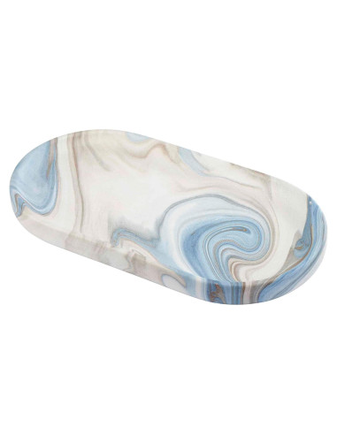 Bandeja de tocador Avanti Linens Waves Azul 26.4x2.5cm