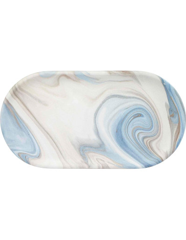 Bandeja de tocador Avanti Linens Waves Azul 26.4x2.5cm