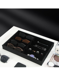 Organizador de Gafas Julysky Negro con 8 Compartimentos 2