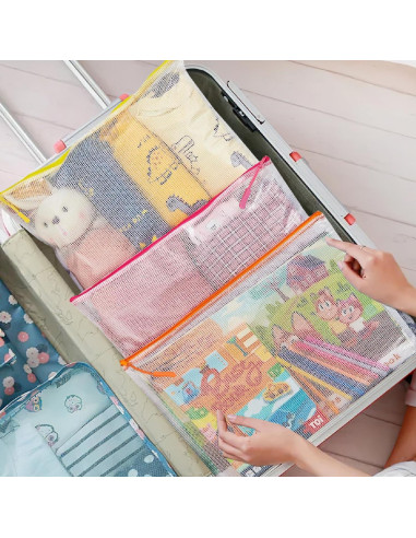 20 Bolsas de Malla con Cremallera YOPCDJ A3 43.2x30.5 cm