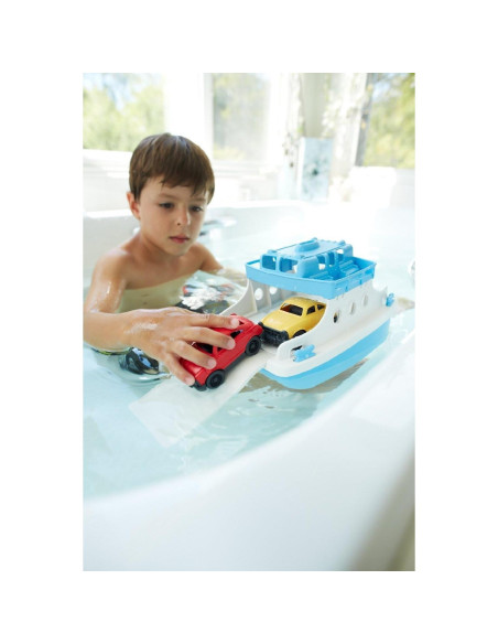 Barco de Ferry Green Toys con 2 Mini Coches - Juguete Ecológico