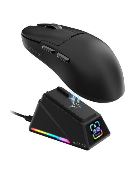 Ratón Inalámbrico A.JAZZ AJ159APEX 56g 42000DPI RGB para Gaming