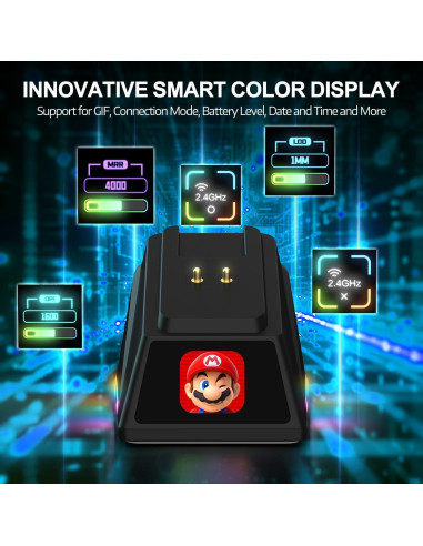 Ratón Inalámbrico A.JAZZ AJ159APEX 56g 42000DPI RGB para Gaming