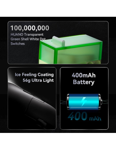 Ratón Inalámbrico A.JAZZ AJ159APEX 56g 42000DPI RGB para Gaming