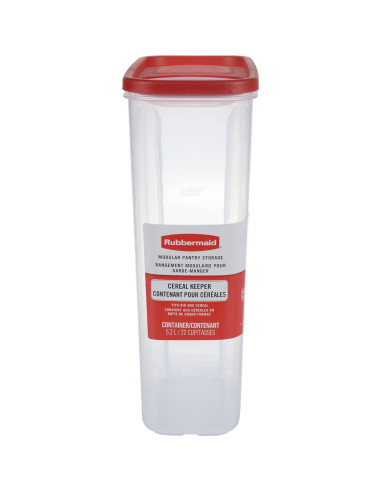 Contenedor Modular de Cereal Rubbermaid 22 Tazas Rojo