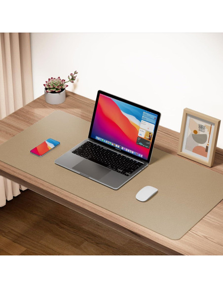 Alfombrilla de Escritorio Antideslizante Boutilon Beige 61x35.5cm