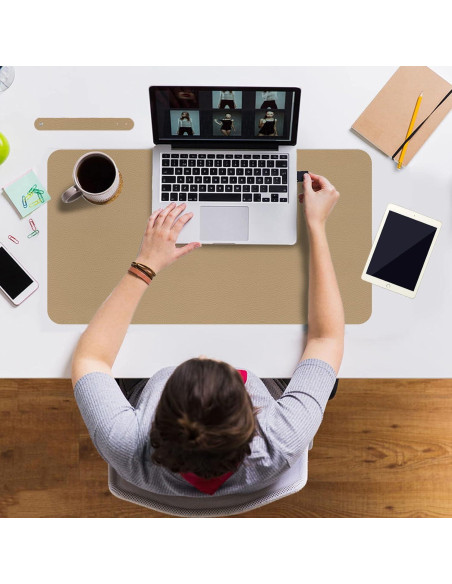 Alfombrilla de Escritorio Antideslizante Boutilon Beige 61x35.5cm