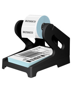 Soporte de Etiquetas Térmicas Bizggco BG-L01 Negro 20.32x13.97x15.24cm