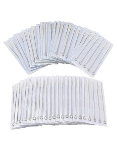 Juego de 50 Agujas de Tatuaje Mixtas NAQASE - 3RL, 5RL, 7RL, 9RL, 3RS, 5RS, 7RS, 9RS, 5M1, 7M1