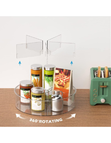 Plato Giratorio Lazy Susan Slideep 29.2 cm - 2 Piezas