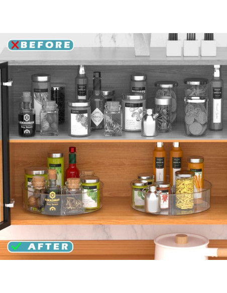 Plato Giratorio Lazy Susan Slideep 29.2 cm - 2 Piezas