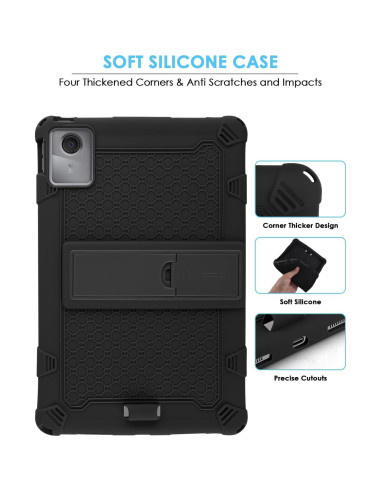 Funda de Silicona DETUOSI para Lenovo Tab M11 11" Negra