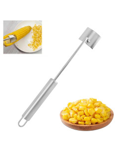 Pelador de Maíz iayokocc Acero Inoxidable 26x4cm Fácil Limpieza