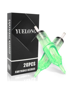 Cartuchos de Agujas de Tatuaje Yuelong 1003RL 20 Piezas Esterilizadas