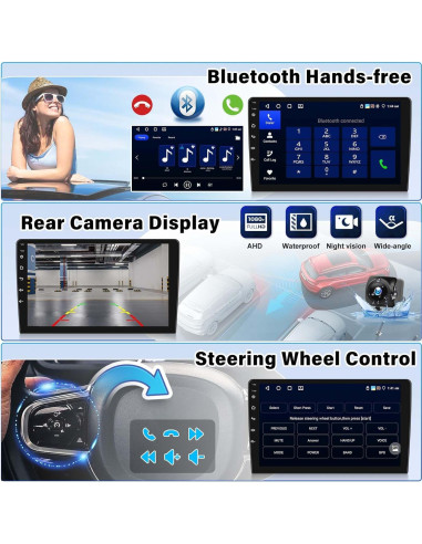 Radio de Coche Android 10.1" UNITOPSCI para Nissan Sentra 2013-2017