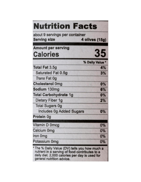 Aceitunas Castelvetrano Orgánicas Divina 300 g - Sin Fermentación