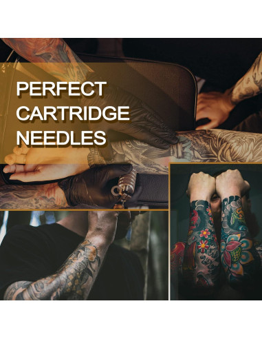 Cartuchos de Agujas de Tatuaje Yuelong 1003RL 20 Piezas Esterilizadas