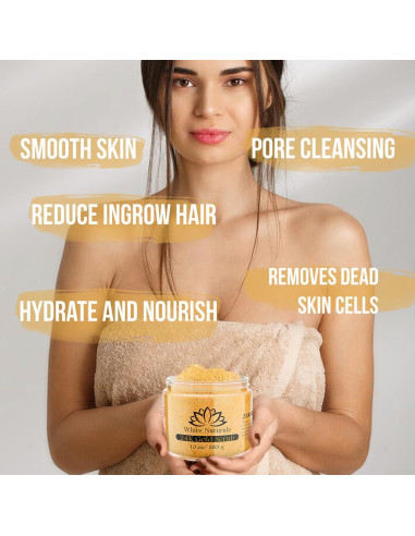 Exfoliante Corporal de Oro 24K White Naturals 226g