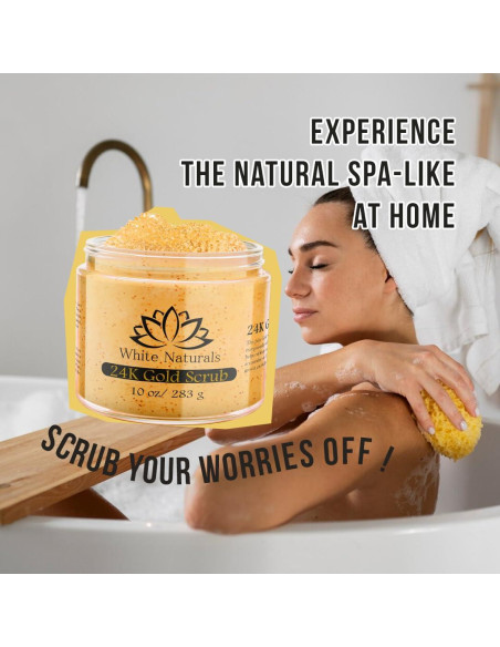 Exfoliante Corporal de Oro 24K White Naturals 226g Exfoliante Corporal de Oro 24K White Naturals 226g