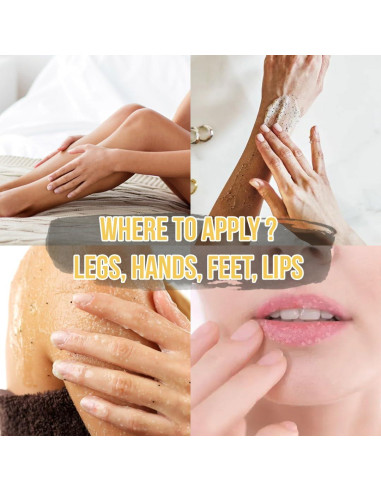 Exfoliante Corporal de Oro 24K White Naturals 226g