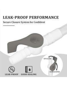 Válvula de Drenaje Urinario Opstra Yee 10 Piezas Gris 2