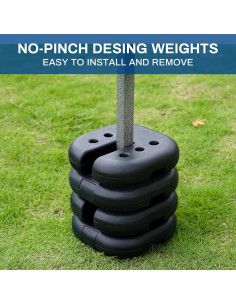 Juego de Pesas para Carpa Elevon 10.89 kg Sin Pinchazos 2