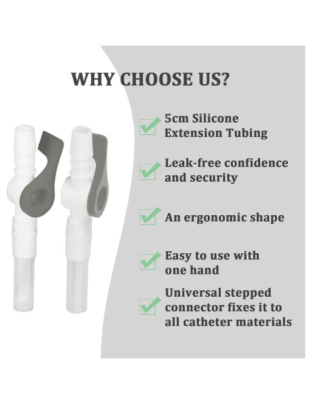 Válvula de Drenaje Urinario Opstra Yee 10 Piezas Gris