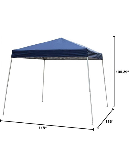 Carpa Plegable Impermeable Flandre 3x3m Azul para Eventos