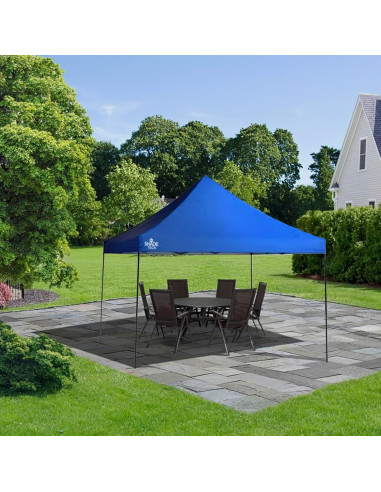 Carpa Plegable ShelterLogic 3.05x3.05m Azul para 12 Personas