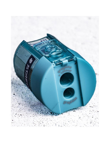 Lápiz de Madera Staedtler Mars Lumograph 12 Grados con Afilador