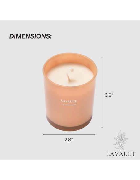 Vela Aromática Champán Lavault - Cera de Soja 100% Natural