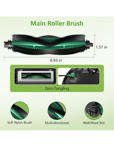 25 Piezas Repuesto iRobot Roomba Q0520 Q105 Accesorios