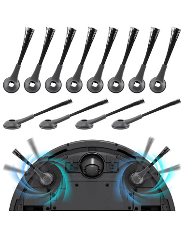 12 Cepillos Laterales de Repuesto Shark para Aspiradoras Robot