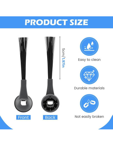 12 Cepillos Laterales de Repuesto Shark para Aspiradoras Robot