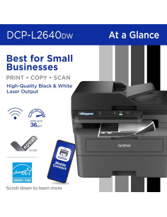 Impresora Multifuncional Brother DCP-L2640DW Láser B/N 3 en 1 2