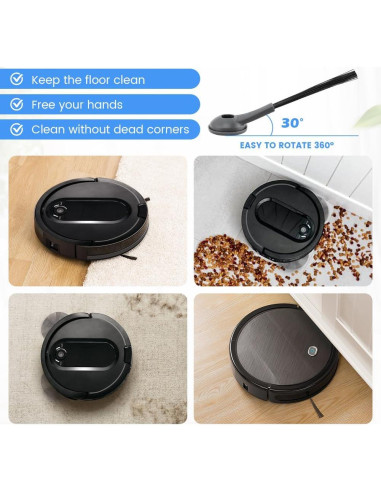 12 Cepillos Laterales de Repuesto Shark para Aspiradoras Robot