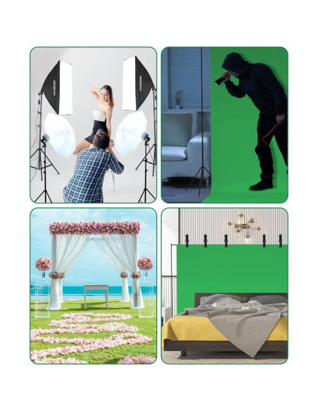 Kit de Iluminación Fotográfica Profesional Andoer con Fondos