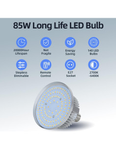 Kit de Iluminación Softbox Skytex 50x70cm 85W LED para Fotografía 2