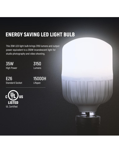 Kit de Iluminación Neewer 700W LED 2 Softboxes 60x60cm